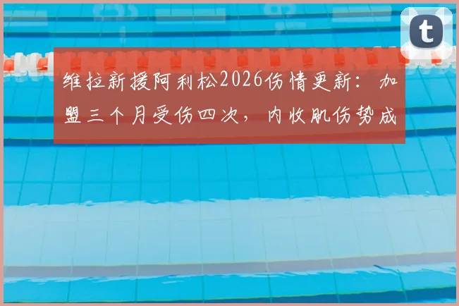 维拉新援阿利松2026伤情更新：加盟三个月受伤四次，内收肌伤势成焦点，未来成疑